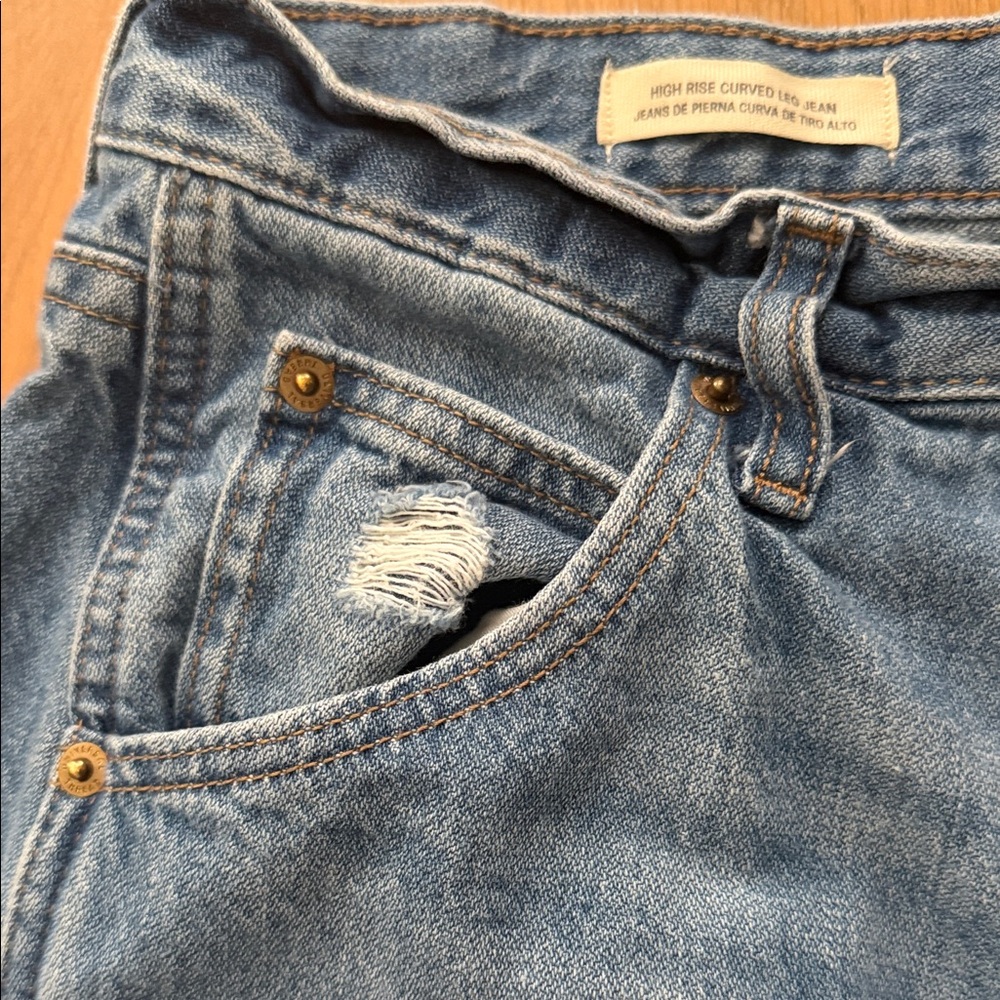 Universal Thread High Rise Curved Leg Jean - image 2